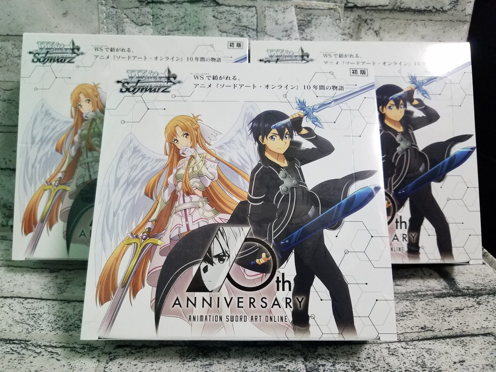 シュリンク付き2boxヴァイスシュバルツ　ソードアートオンライン　SAO アニメ版　2箱　新品未開封