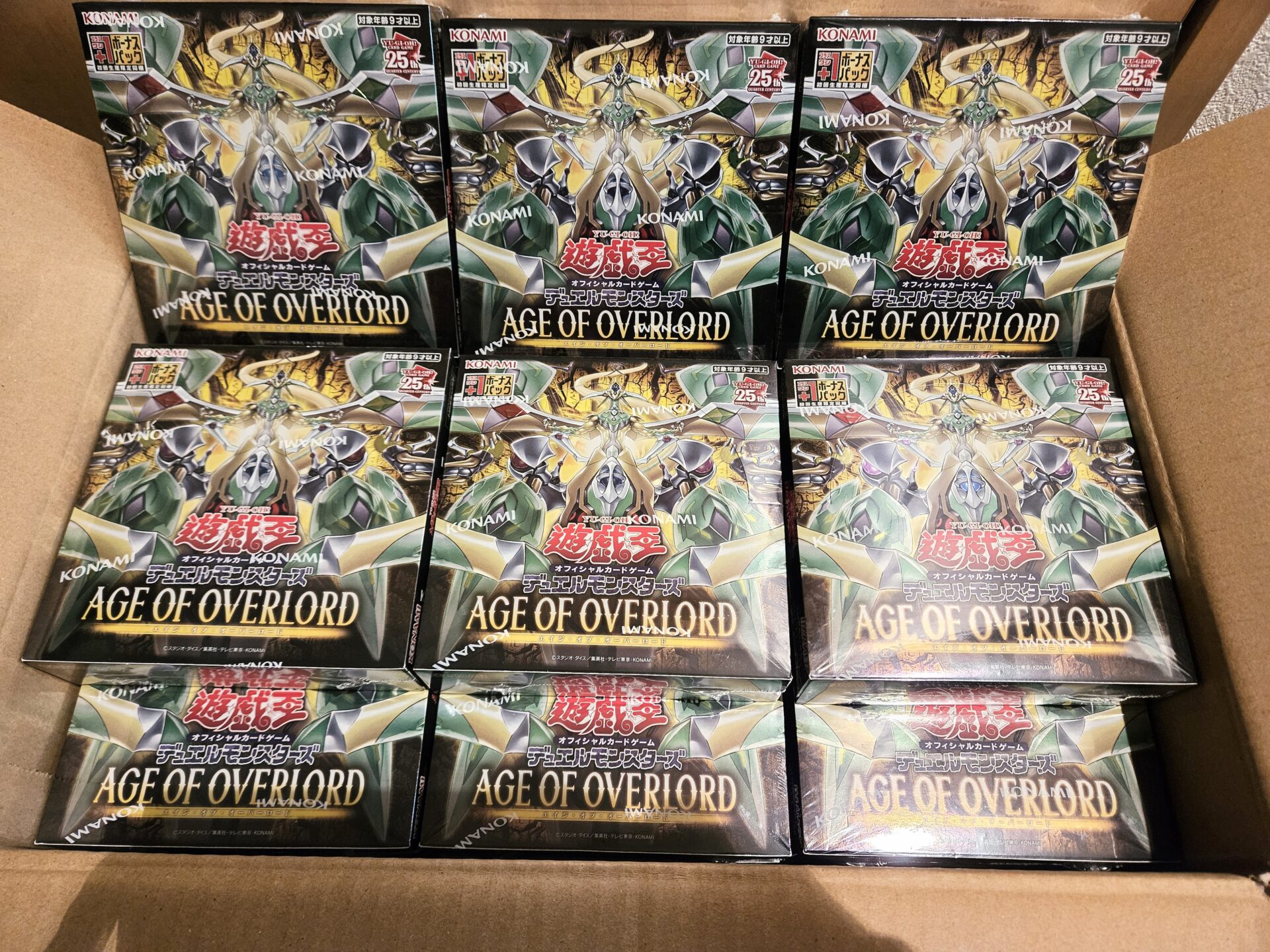 カートン開封】7～12BOX目まで「エイジ・オブ・オーバーロード