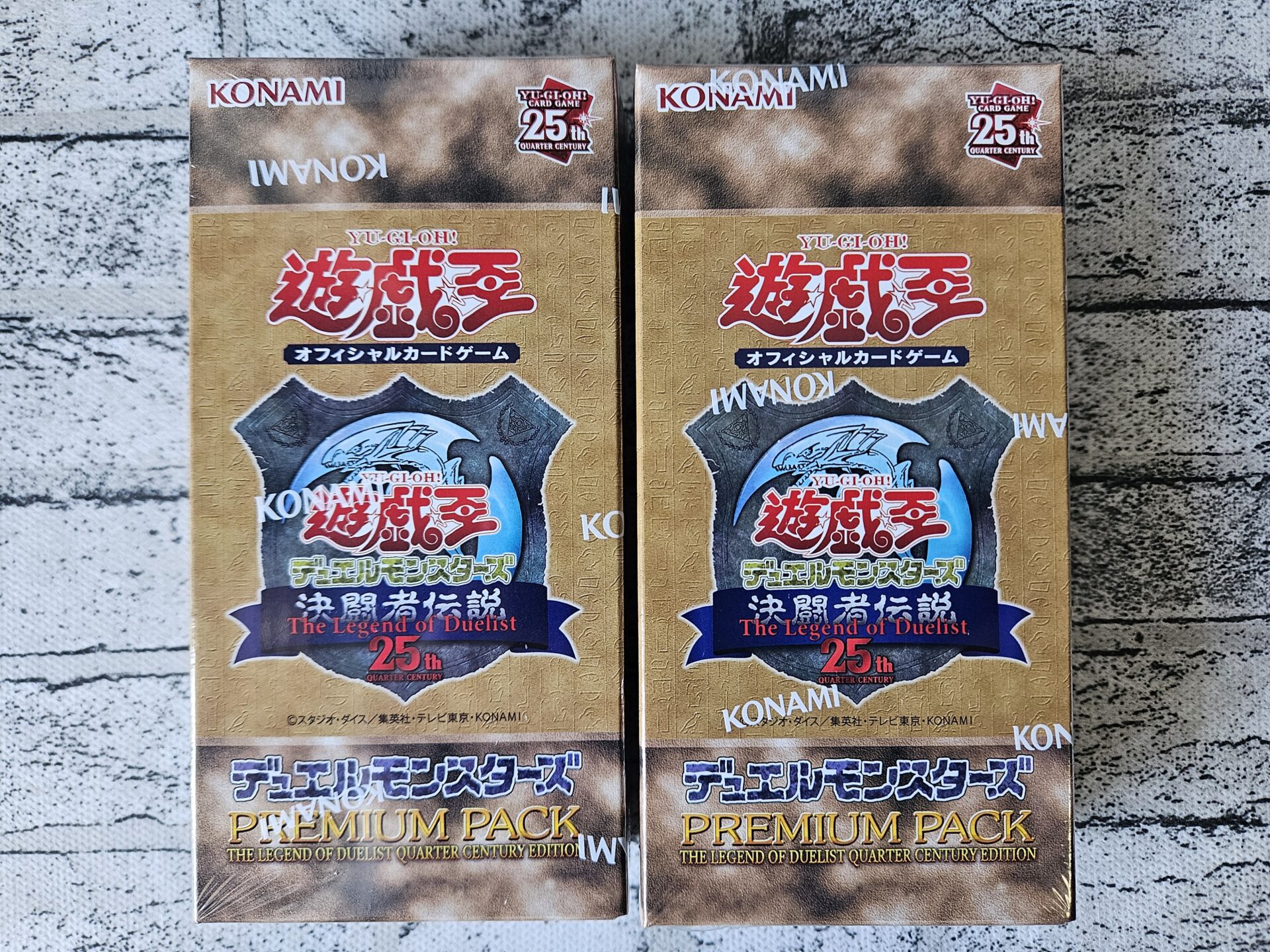 遊戯王PREMIUM PACK  決闘者伝説 25thEDITION 12BOX 遊戯王25th 東京ドーム 決闘者伝説プレミアムパック 12BOX