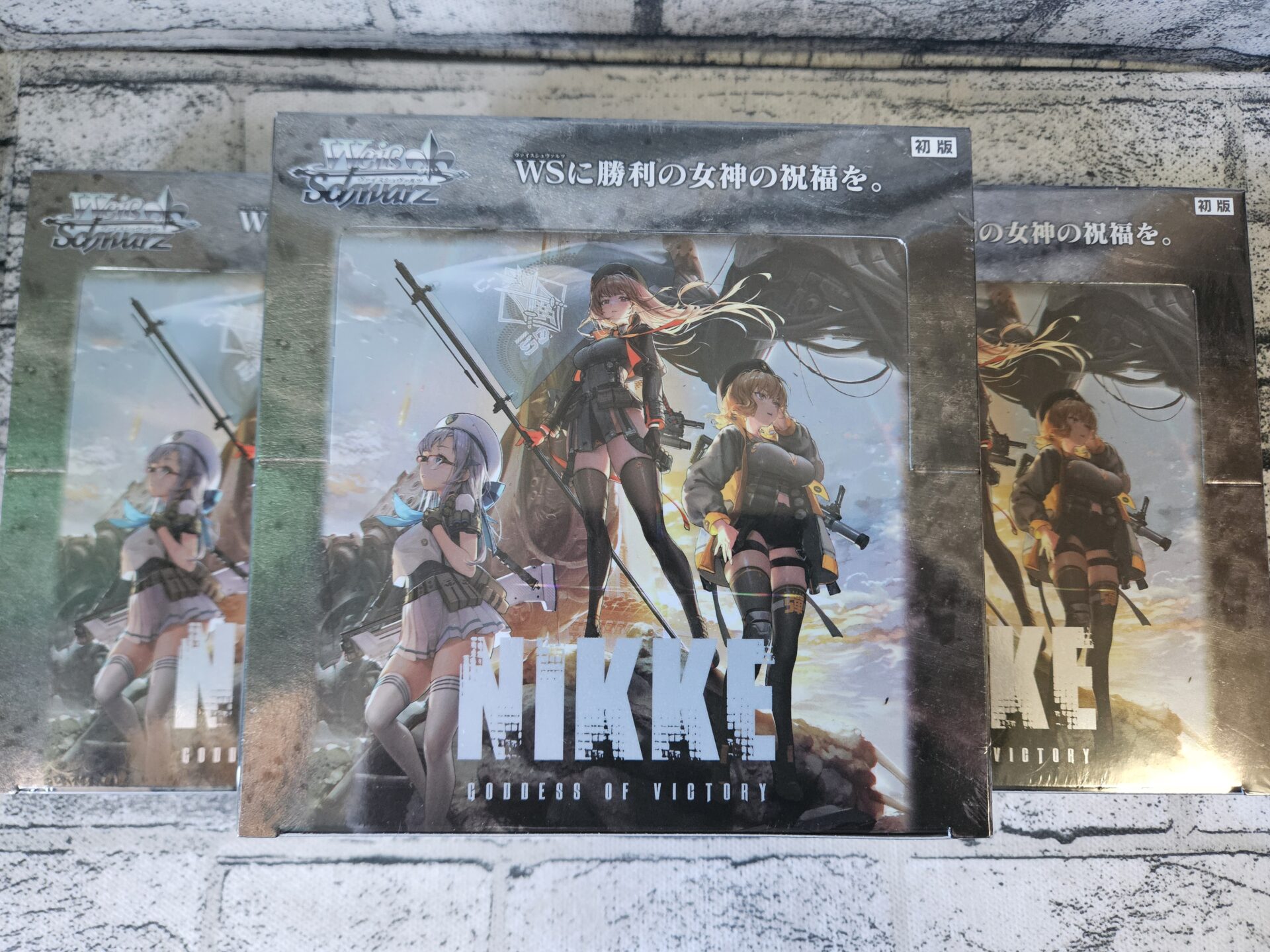 ヴァイス 勝利の女神:NIKKE(初版) 3カートン 未開封 ヴァイス】勝利の女神：NIKKE（ブースター）を3ボックス開封