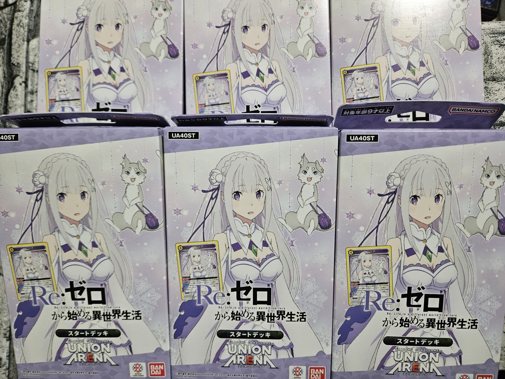ユニアリ】スタートデッキ Re:ゼロから始める異世界生活を1箱開封