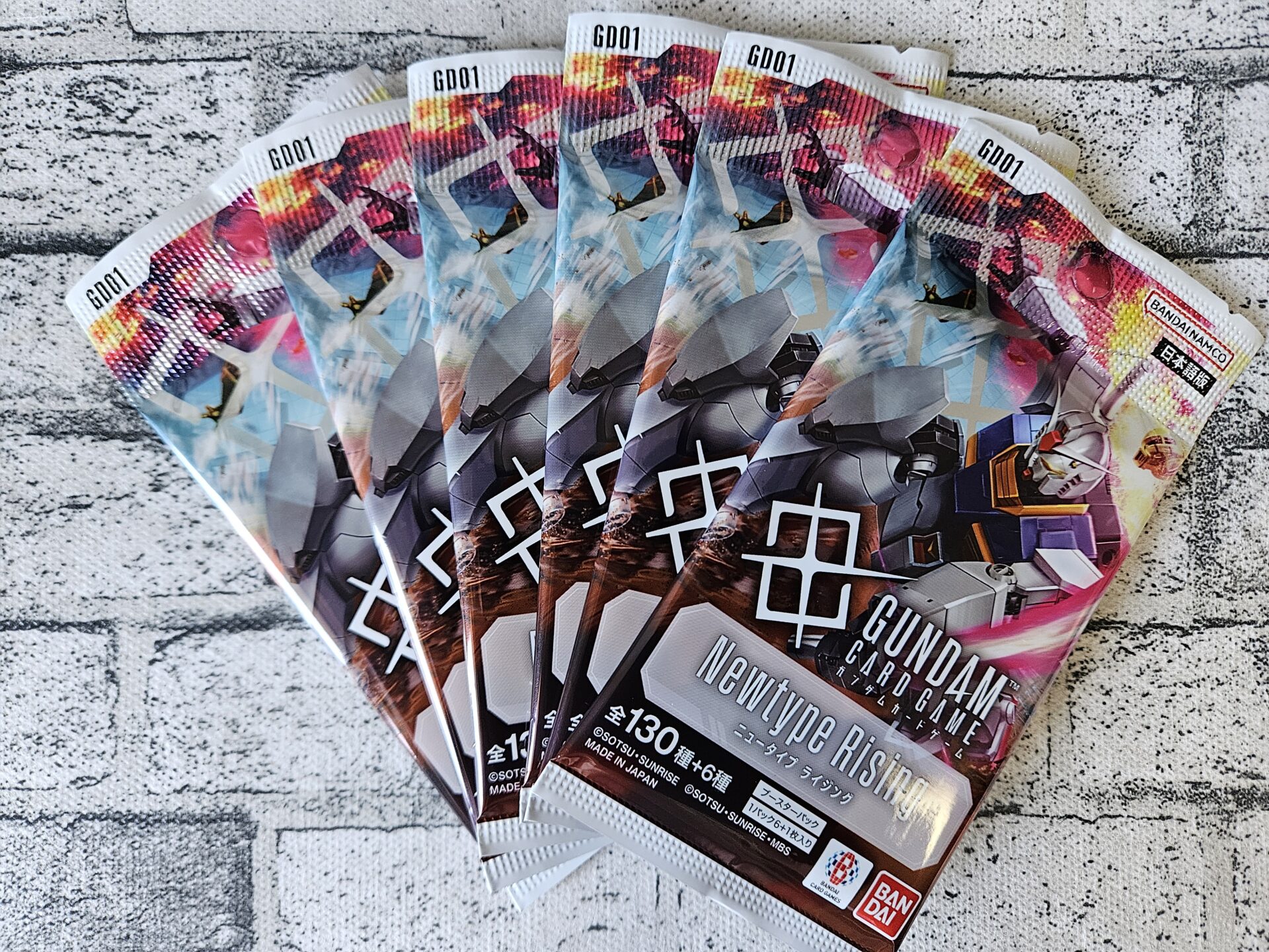 ガンダムカードゲーム】Newtype Risingを6パック開封。 | あいす