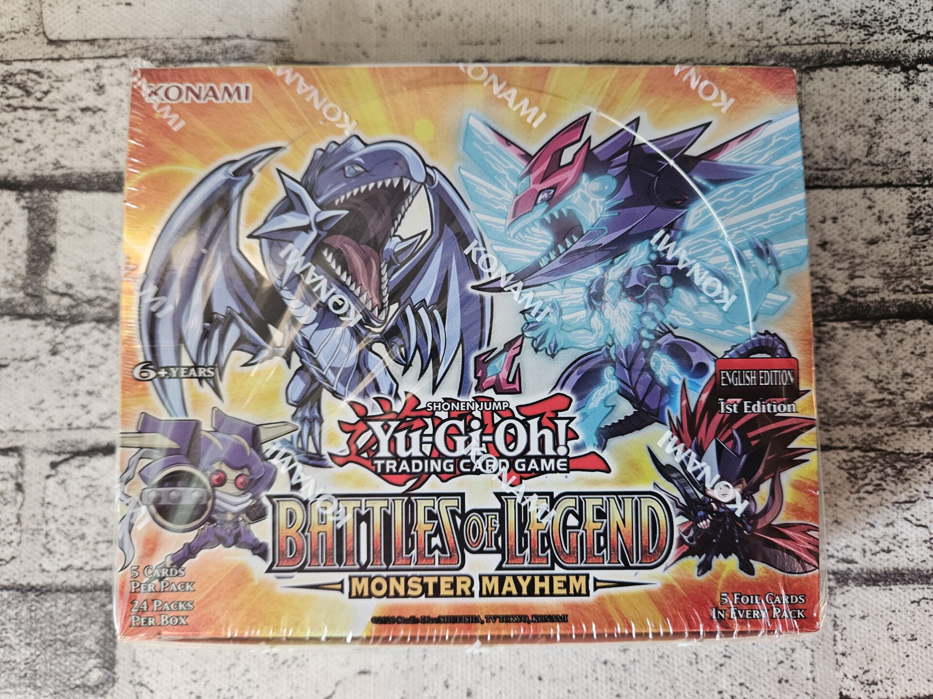 遊戯王 英語版 ドラゴンズオブレジェンド 未開封 1BOX 絶版 遊戯王】英語版/バトルズ・オブ・レジェンド：モンスター