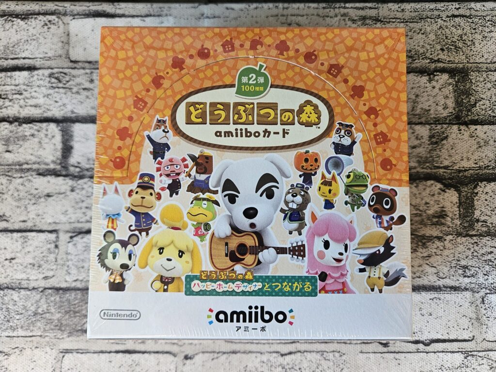 【amiiboカード】どうぶつの森 amiiboカード第2弾のBOXパッケージ