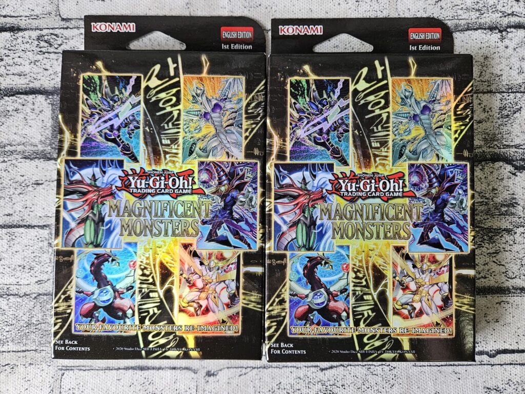 遊戯王の『Magnificent Monsters（EU版）』のBOXパッケージ（2BOX）