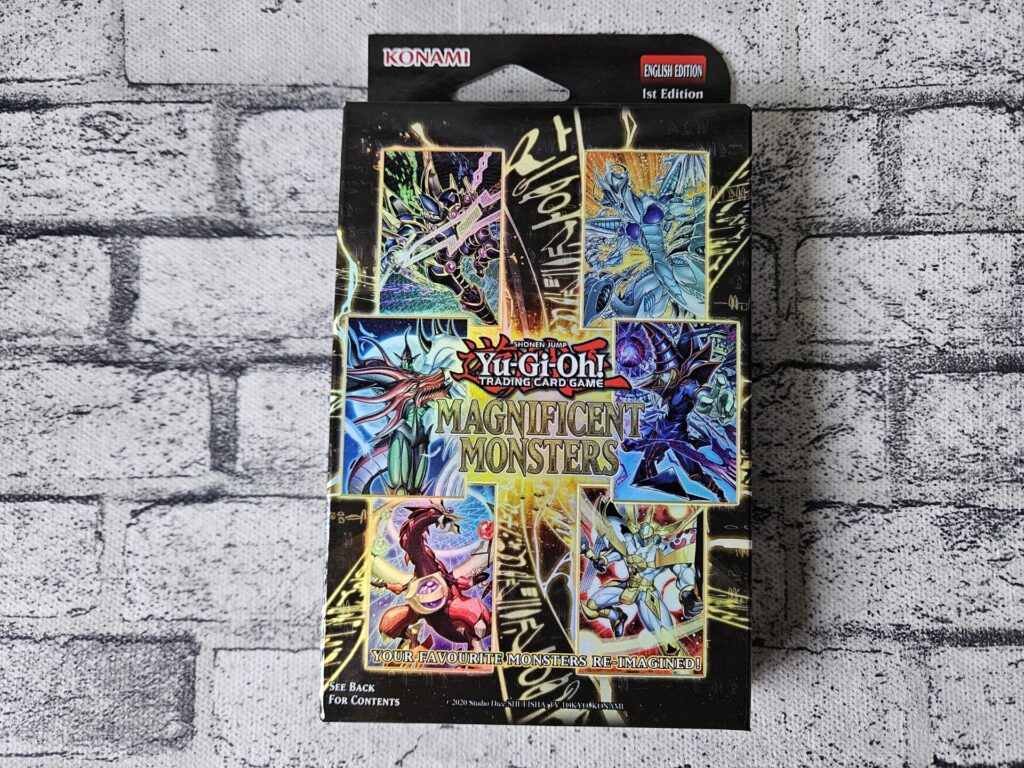 遊戯王の『Magnificent Monsters（EU版）』のBOXパッケージ