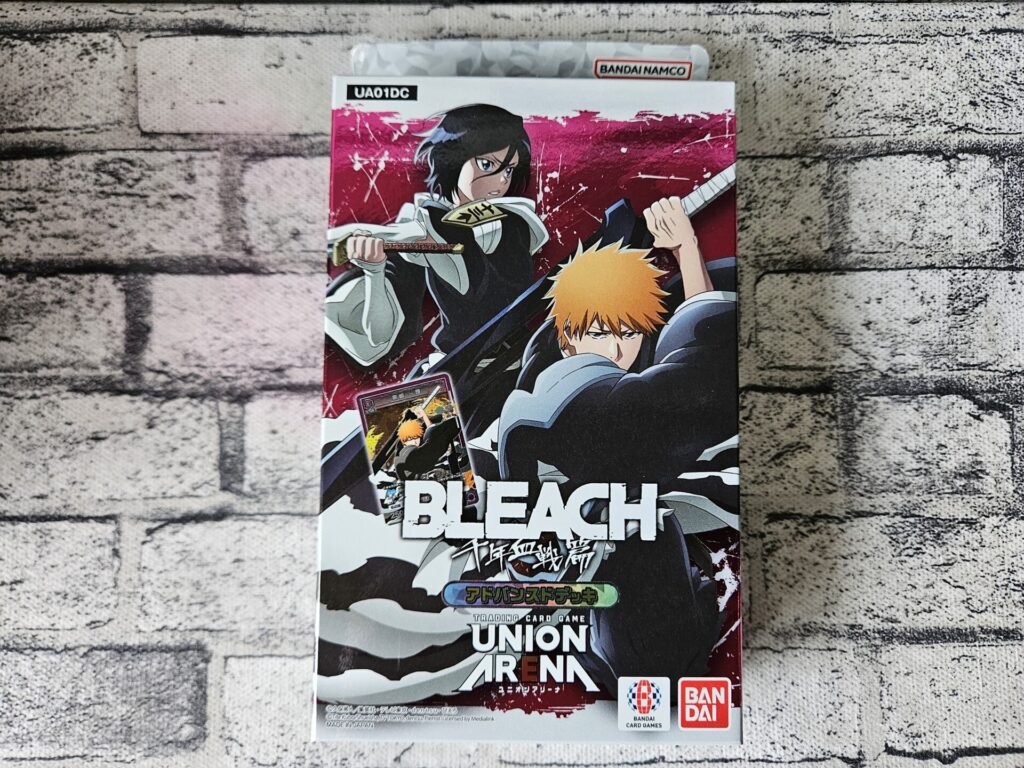ユニオンアリーナの『アドバンスデッキ BLEACH 千年血戦篇』のパッケージ