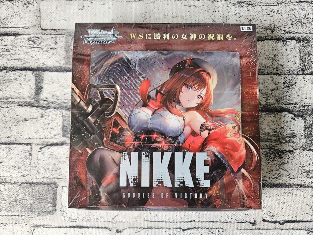 ヴァイスシュヴァルツの『ブースターパック 勝利の女神：NIKKE Vol.2（初版）』のBOXパッケージ