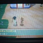 ポケットモンスター アルファサファイアでの、しゅぎょうリボン入手時の画面
