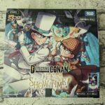 名探偵コナントレーディングカードゲームの『拡張パック 月下のSHOW TIME!』のBOXパッケージ